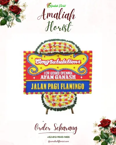 Bunga Papan Congratulation di Srondol Kulon